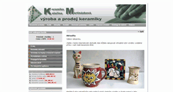 Desktop Screenshot of keramika-straskov.cz